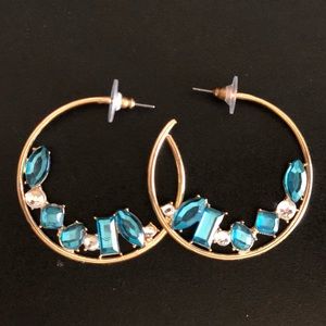 Steve Madden Gold Hoop Earrings